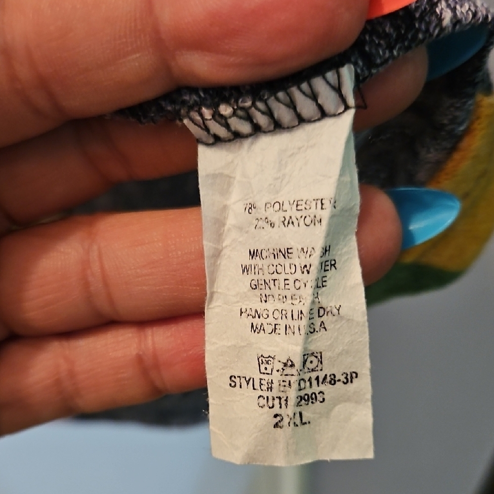 Chevron Patterned Multicolor Dress - image 6